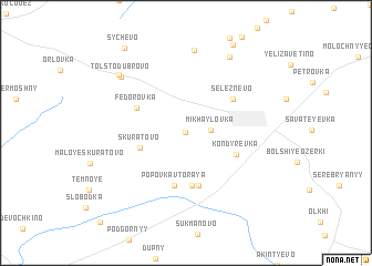 map of Posëlok Imeni Lenina